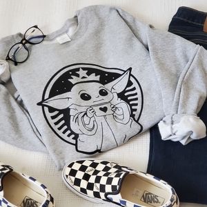 Custom Baby Yoda Sweatshirt